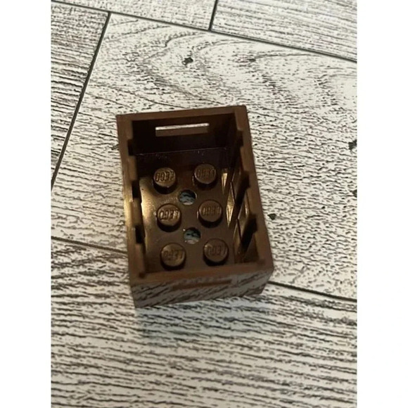 LEGO PART 30150 - Reddish Brown Crate / Box / Container - Pirates / Castle - Picture 3 of 7